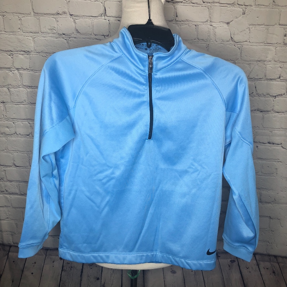 Boys Blue Nike Golf 1/4 Zip